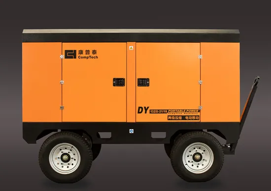 High-Flow and High-Efficiency Portable Drilling and Mining Diesel Screw Air Compressor